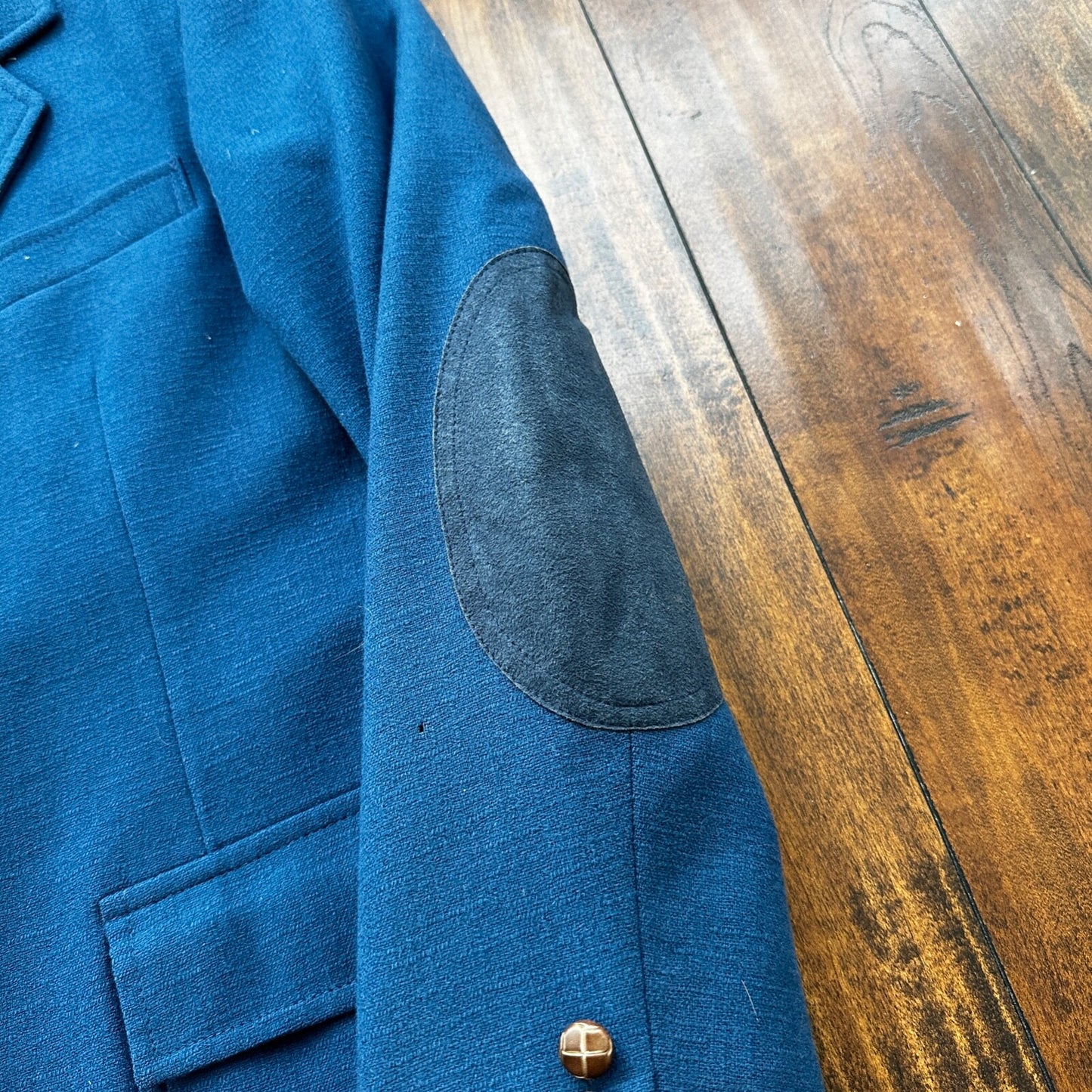 VTG Pendleton Jacket Blazer Men's 42 Blue 100% Pure Virgin Wool USA Western 70s