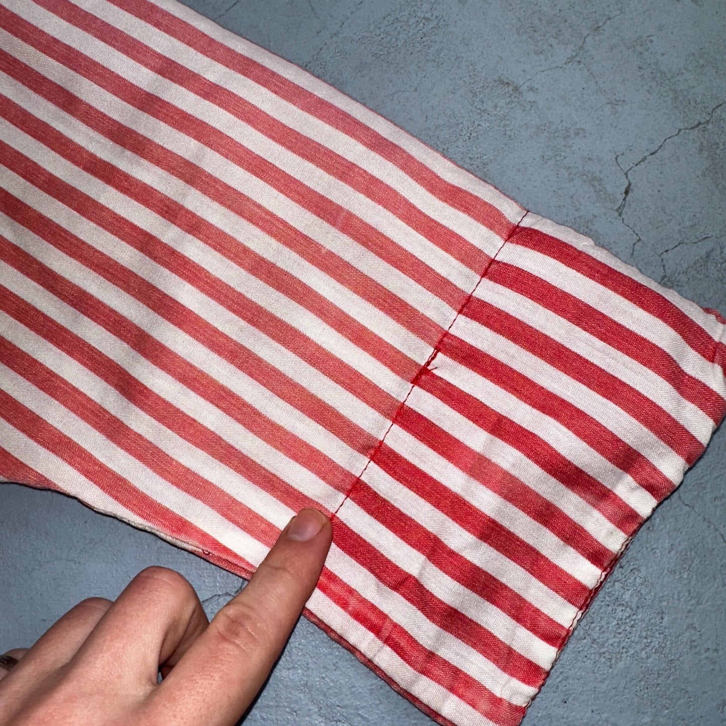 Cabrais Button Up Shirt Womens XL Multicolor Long Sleeve Collared Striped 90s