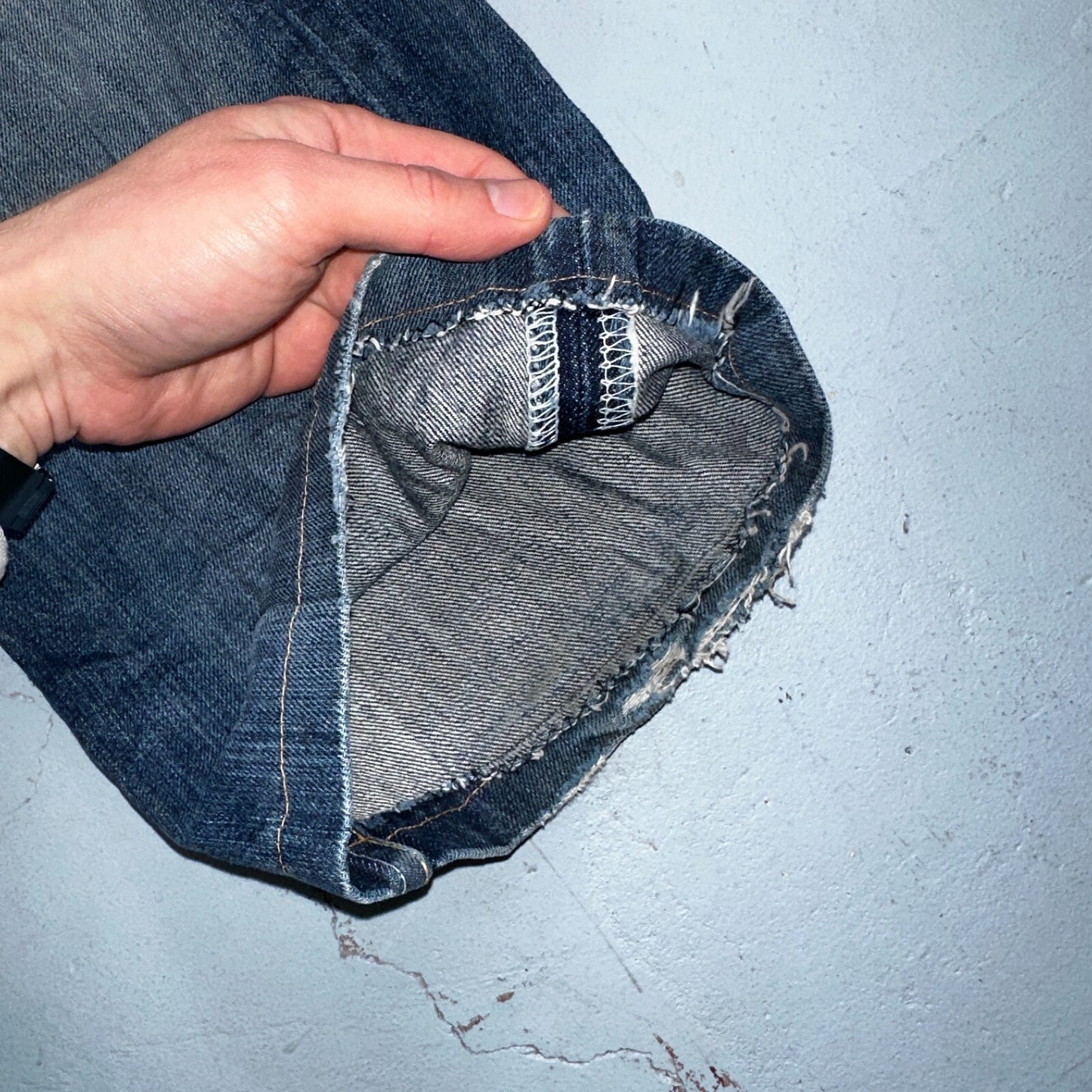 Levis 501 Vintage Y2K XX Straight Leg Jeans Blue Med Wash 34x34 Act 32x30