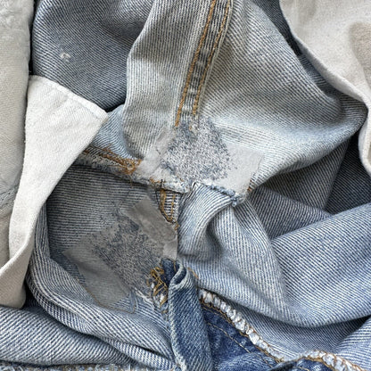 Levis Vintage 80s Redline Selvedge USA 501 XX Jeans 66 70s 33x36 Act 31x26