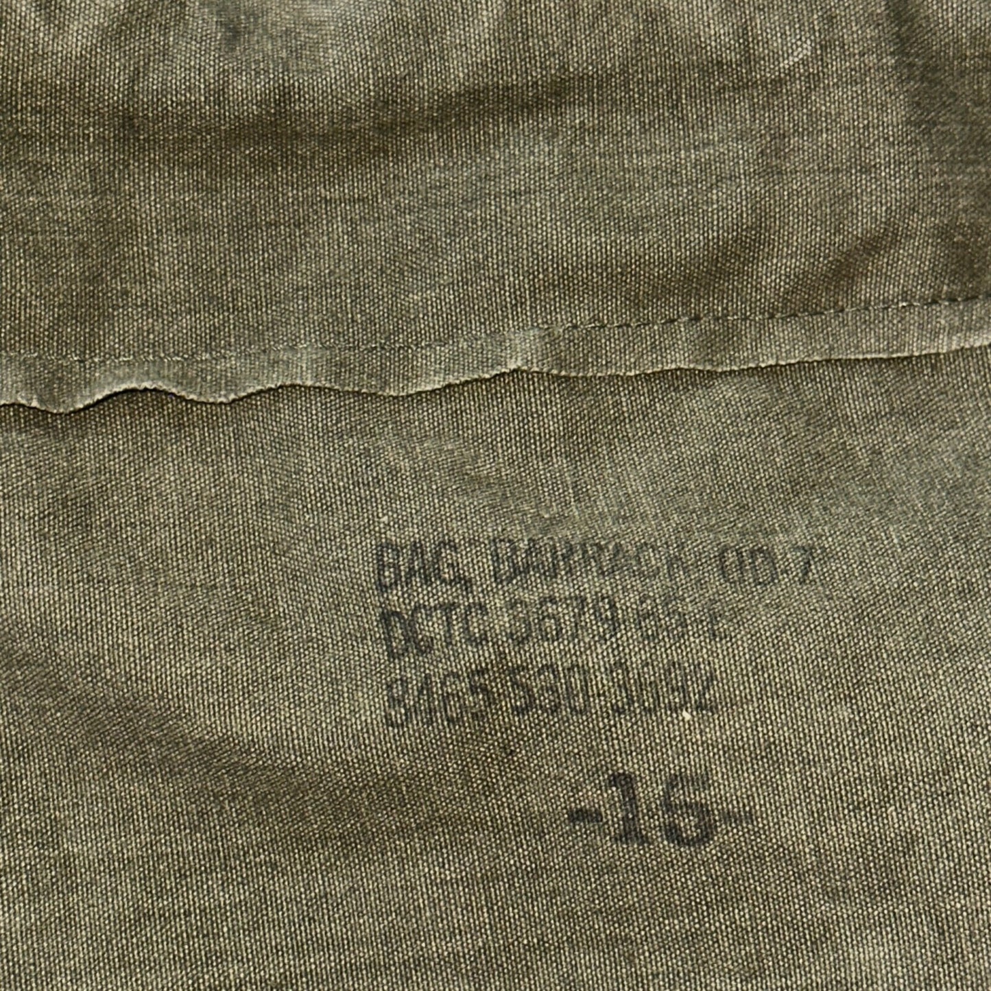 GENUINE MILITARY ISSUE US ARMY LAUNDRY OD GREEN LAUNDRY BAG USED POST WWII