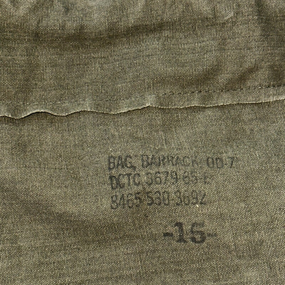 GENUINE MILITARY ISSUE US ARMY LAUNDRY OD GREEN LAUNDRY BAG USED POST WWII