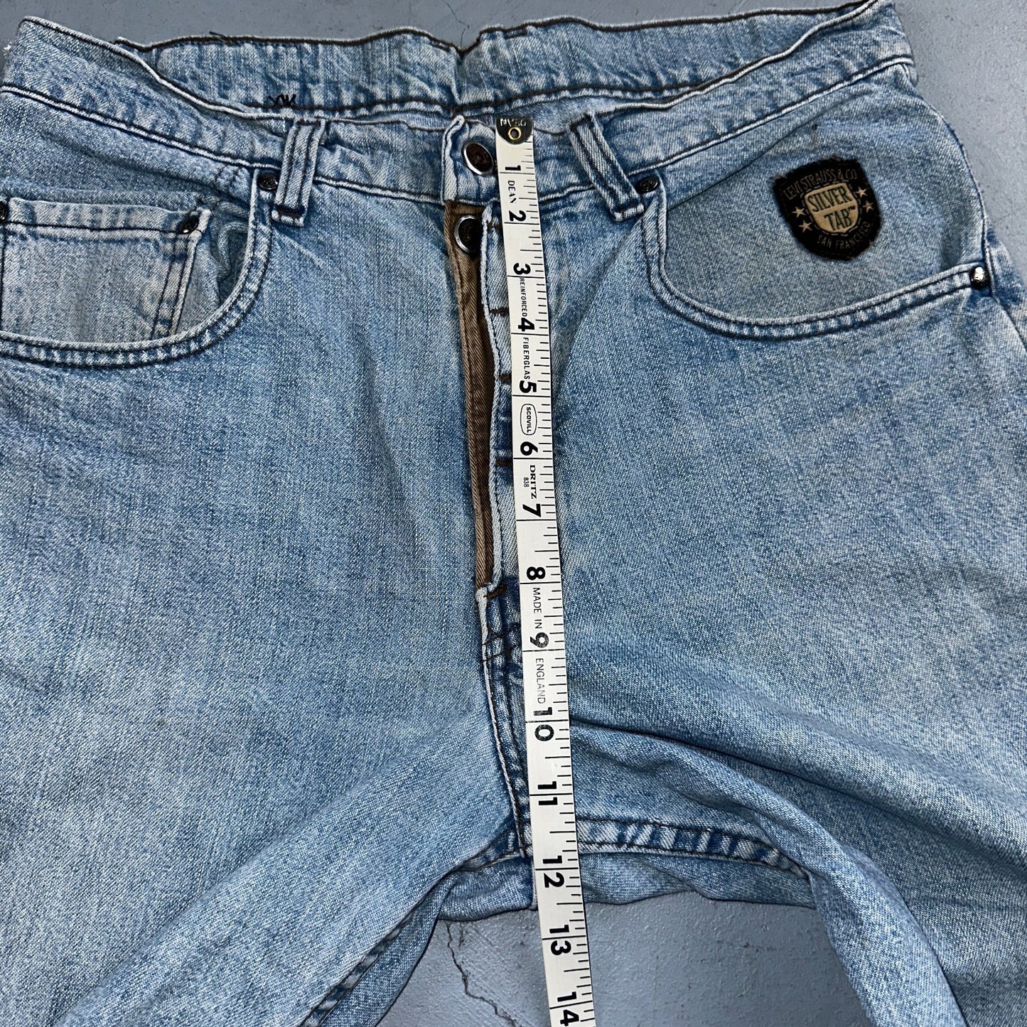 Levis VTG Silver Tab Jeans Mens Blue 40583 USA Made 90s Y2K 33x32 Ac 32x31