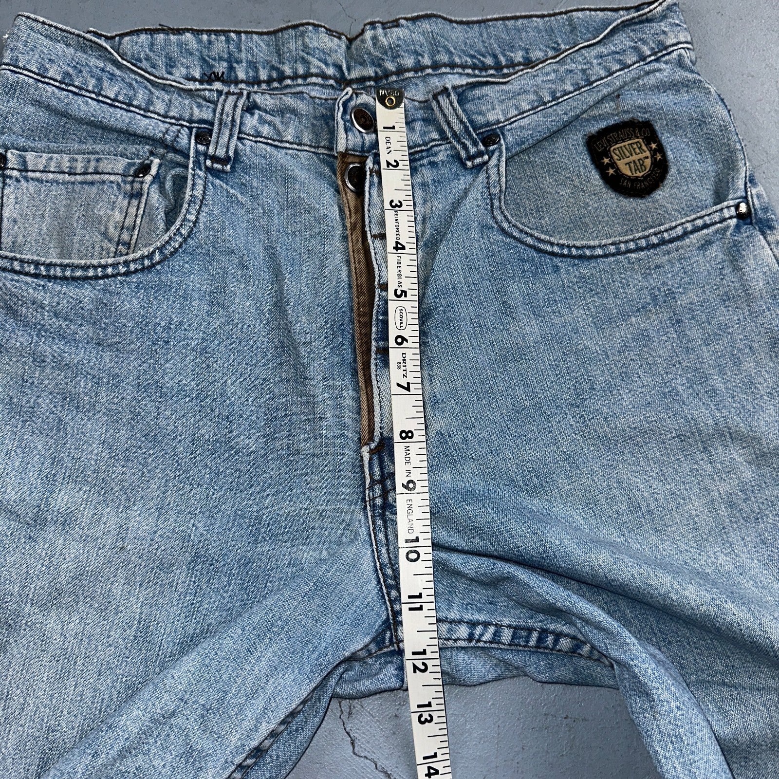 Levis VTG Silver Tab Jeans Mens Blue 40583 USA Made 90s Y2K 33x32 Ac 32x31