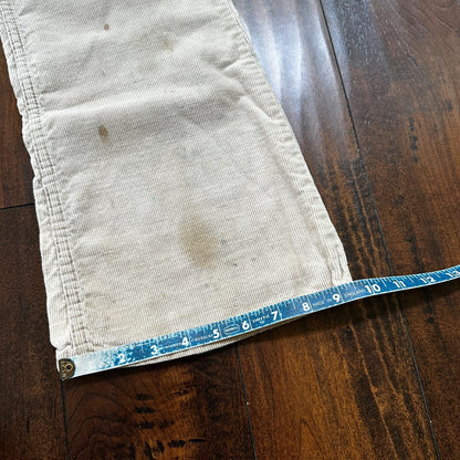 Levis 684 VTG Corduroy Pants Bell Bottom USA 30x27 Boot Cut 1970s 70s Beige