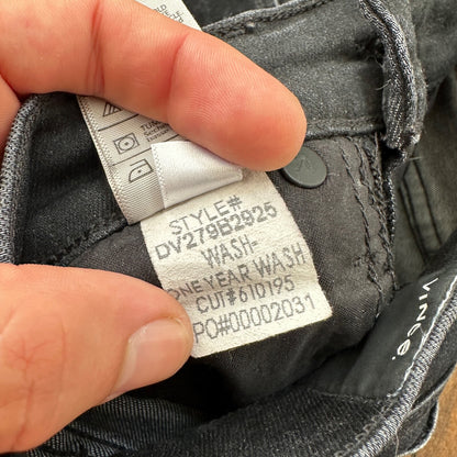 Vince Womens Skinny Jeans Black 26 Low Rise Dark 26x30 DV279B2925