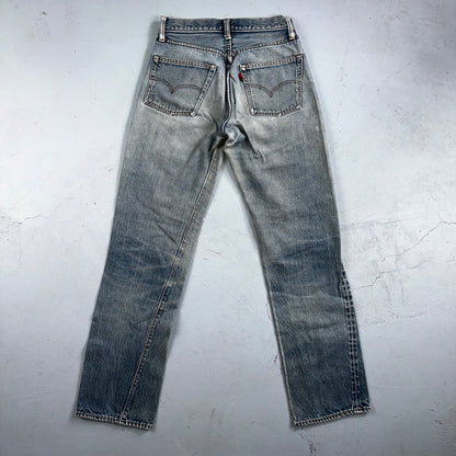 Levis 501 Vintage 80s Redline Selvedge USA XX Jeans Light Wash 30x36 Act 27x31