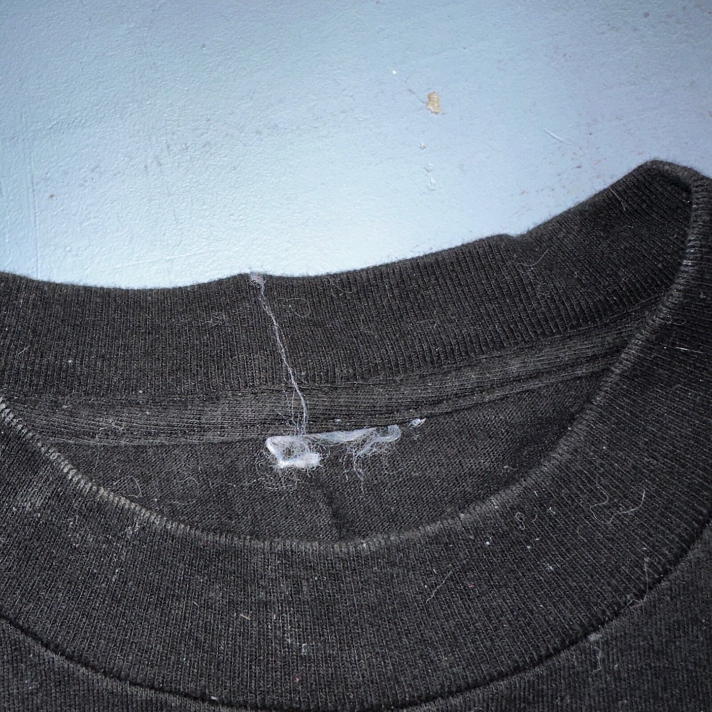 Vintage Airwaves T Shirt XL Black Cat Painted Artsy Screen Stars 1990 Rare Rap