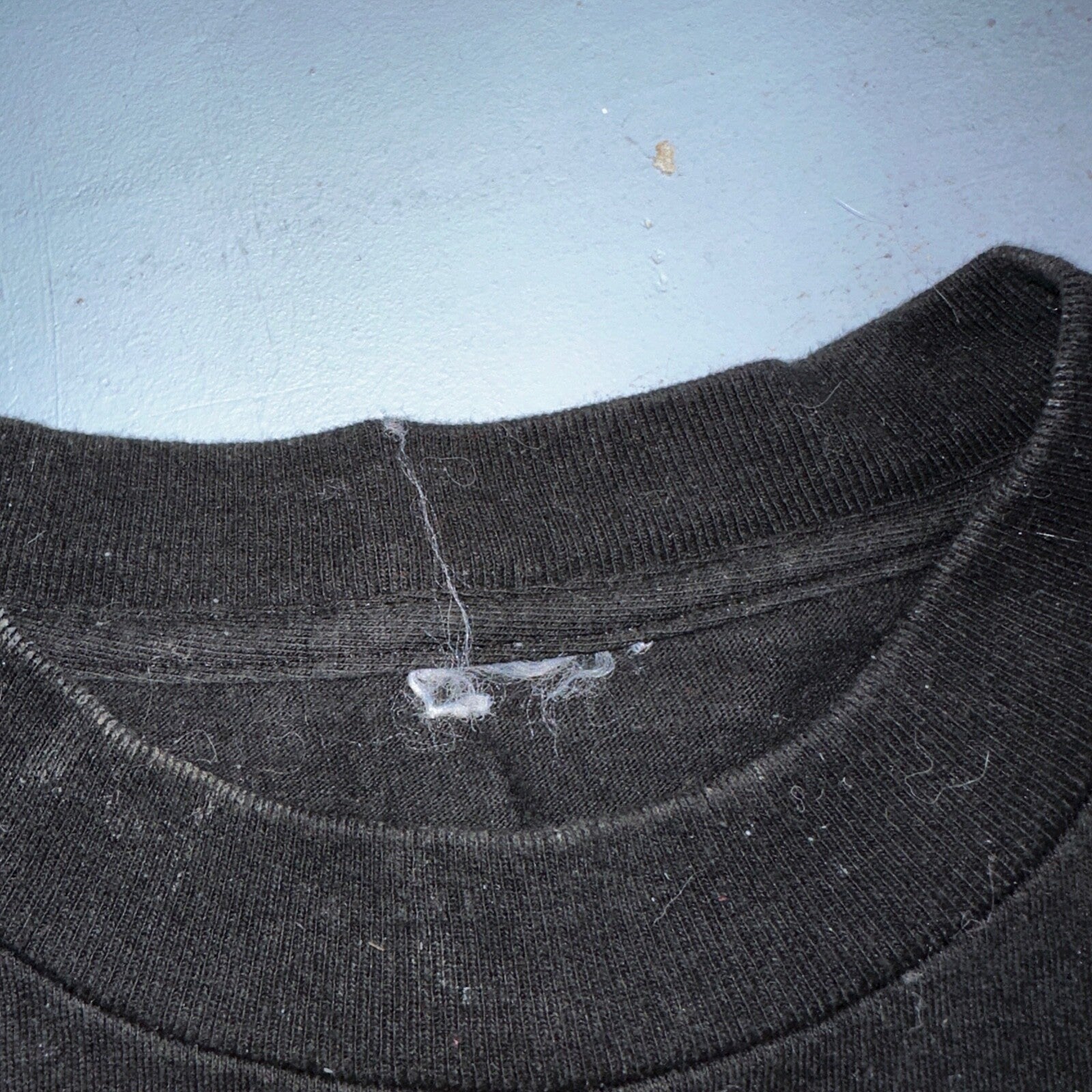 Vintage Airwaves T Shirt XL Black Cat Painted Artsy Screen Stars 1990 Rare Rap