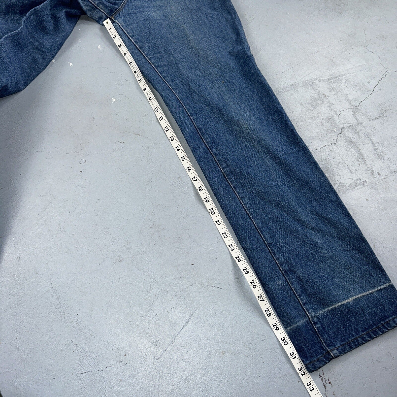 Levis 501 Vintage 80s USA XX Straight Leg Jeans Blue Med Wash High Rise 29x32
