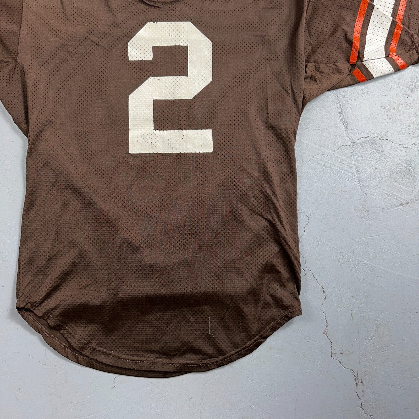 VTG NFL Cleveland Browns 1970s Starter Champion Jersey Football 2 #2 Orange