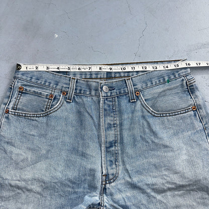 Levis 501 Vintage Y2K XX Straight Leg Jeans Blue Light Wash 34x34 Act 32x31