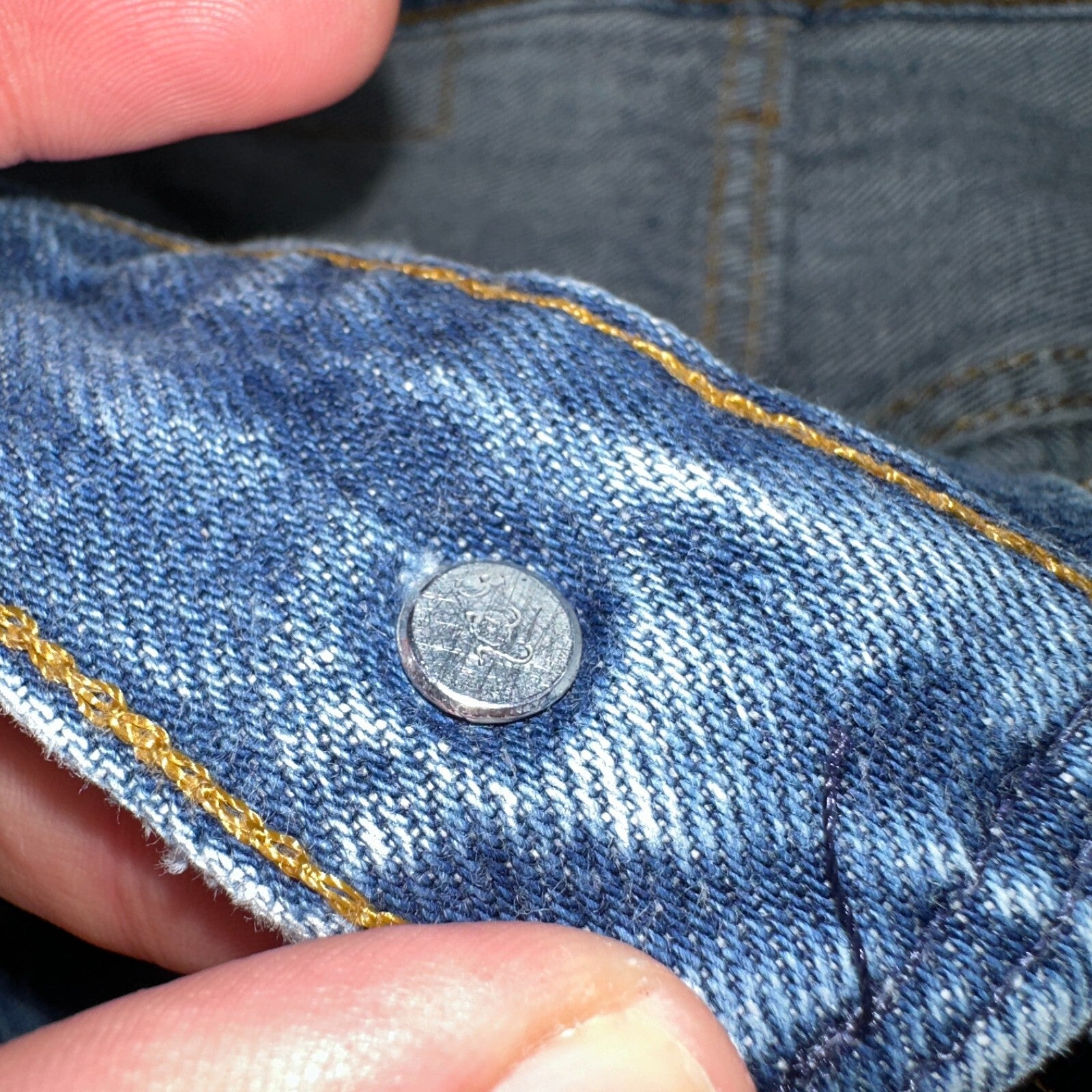 Levis 501 Vintage 80s USA XX Straight Leg Jeans Blue Med Wash 1980s Act 31x31