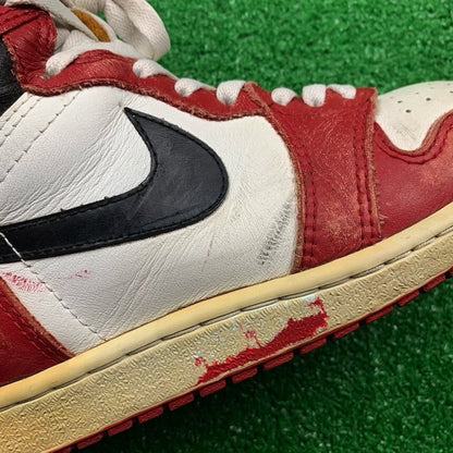 Nike OG 1985 Air Jordan 1 Chicago Red White Black Rare Vintage 85 9 Bred Royal