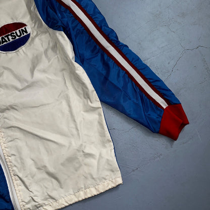 Datsun Crown Vintage 70s Racing Jacket Crown Rockabilly Chainstitch Mabel Nylon