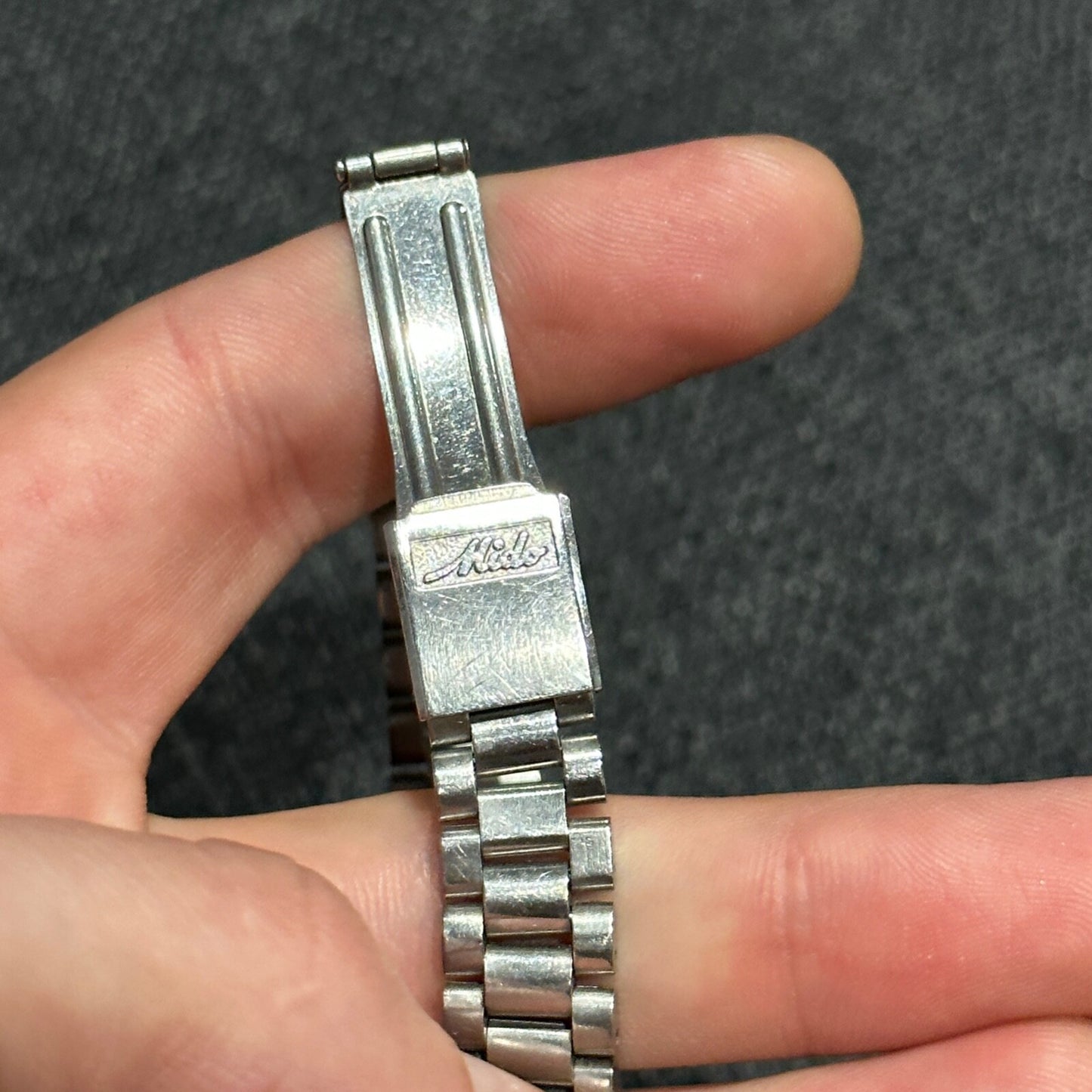 Mido Commander Automatic Silver Dial Stainless Steel Lady's Watch SWISS VINTAGE