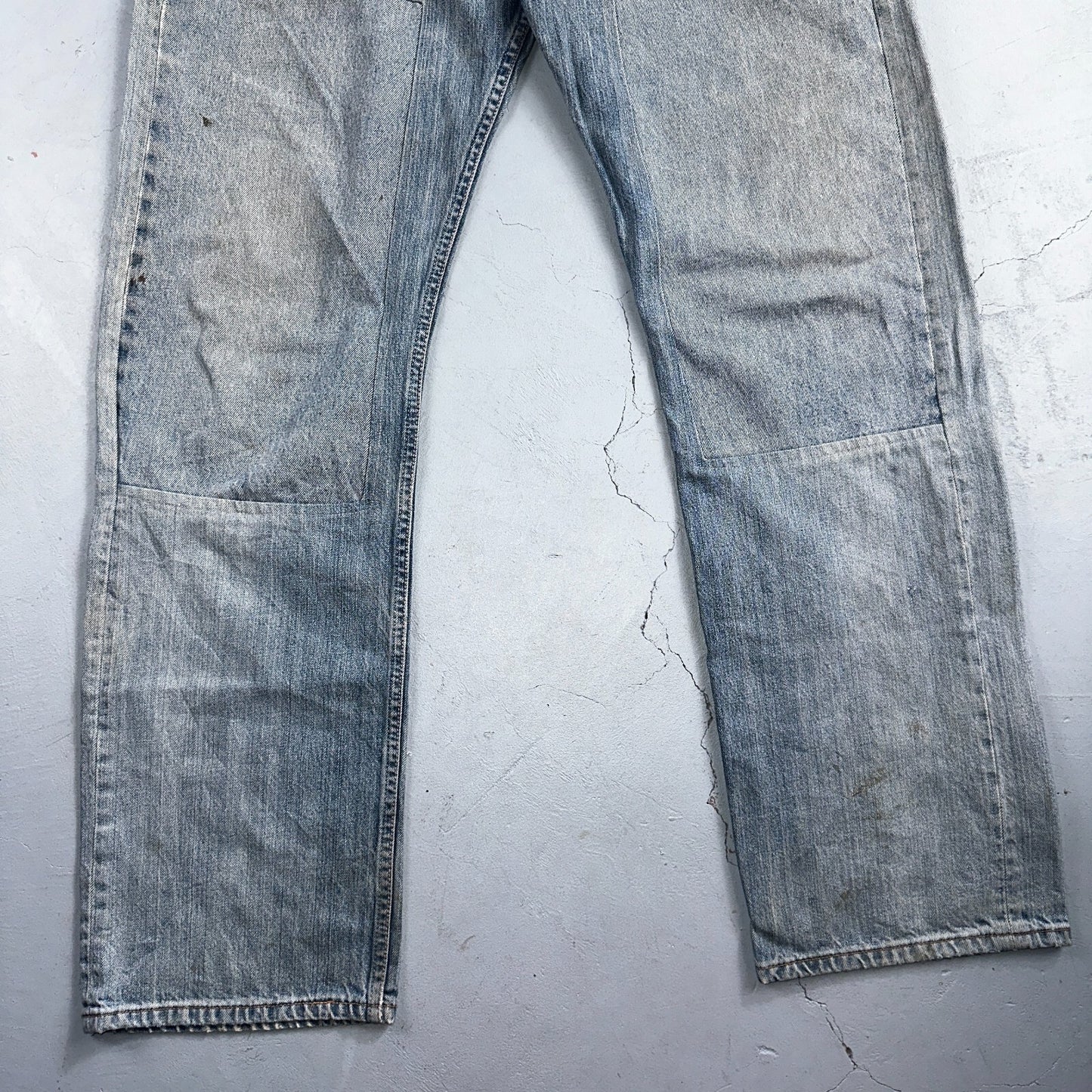 Levis 501 Vintage Y2K XX Straight Leg Jeans Blue Light Wash 38x34 Act 38x32