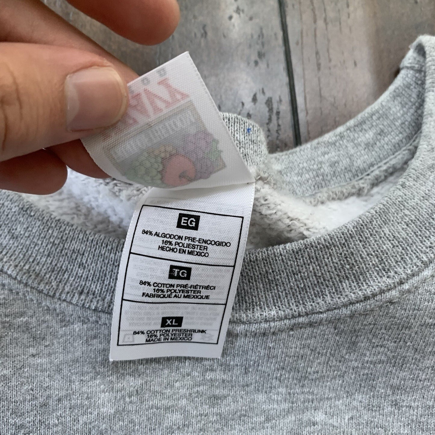 TY Beanie Baby Vintage Grey Shirt 90s Employee Sample Rare 1st Gen Heart Rap