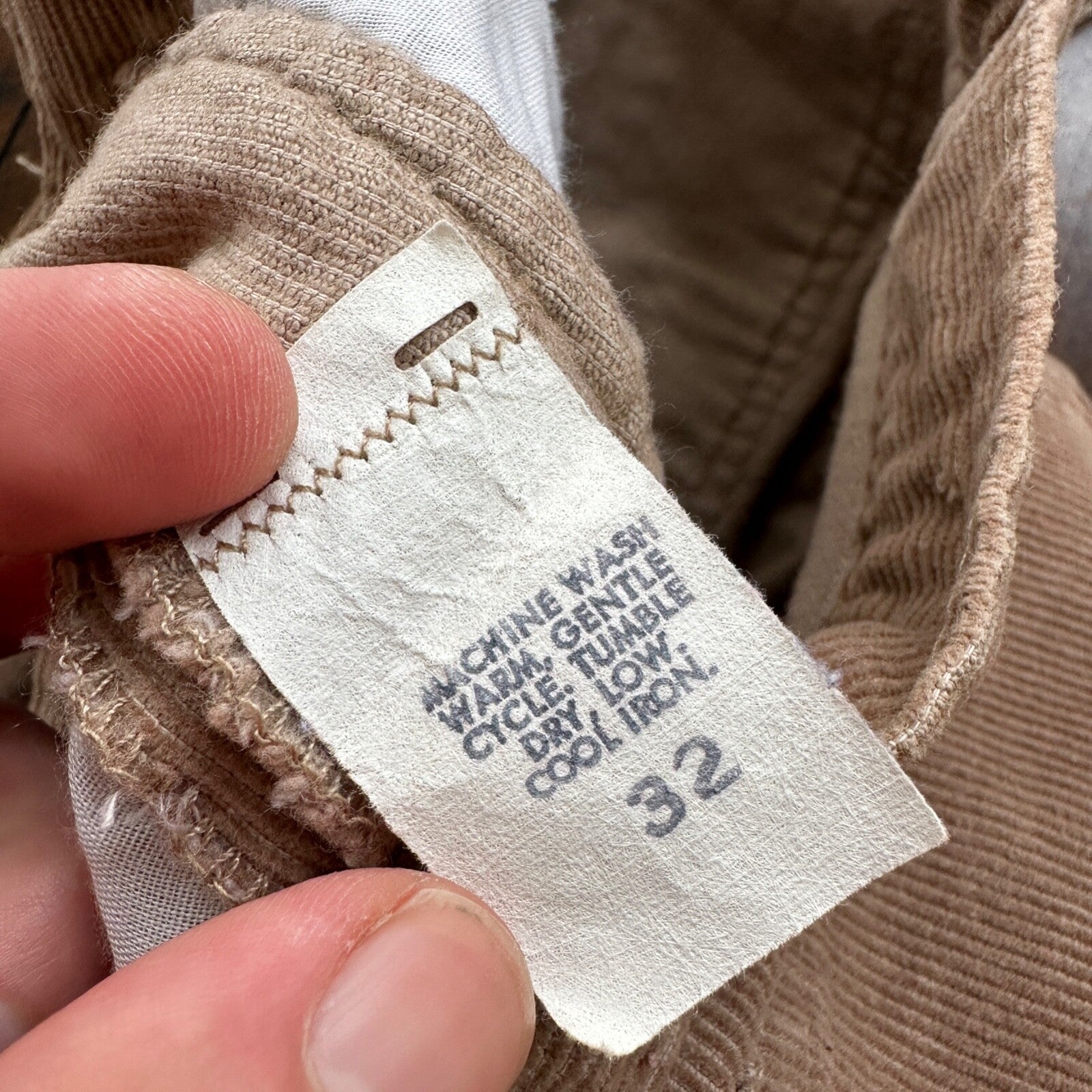 VTG 60s A SMILE USA Brown Corduroy Pants 32 70s 28x25 Capri Cut Cowboy RARE