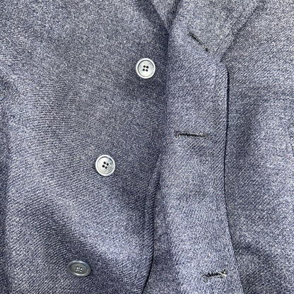 VTG Edward Chapman 1948 Vancouver BC Mens Overcoat Long Coat WWII 1940s Wool