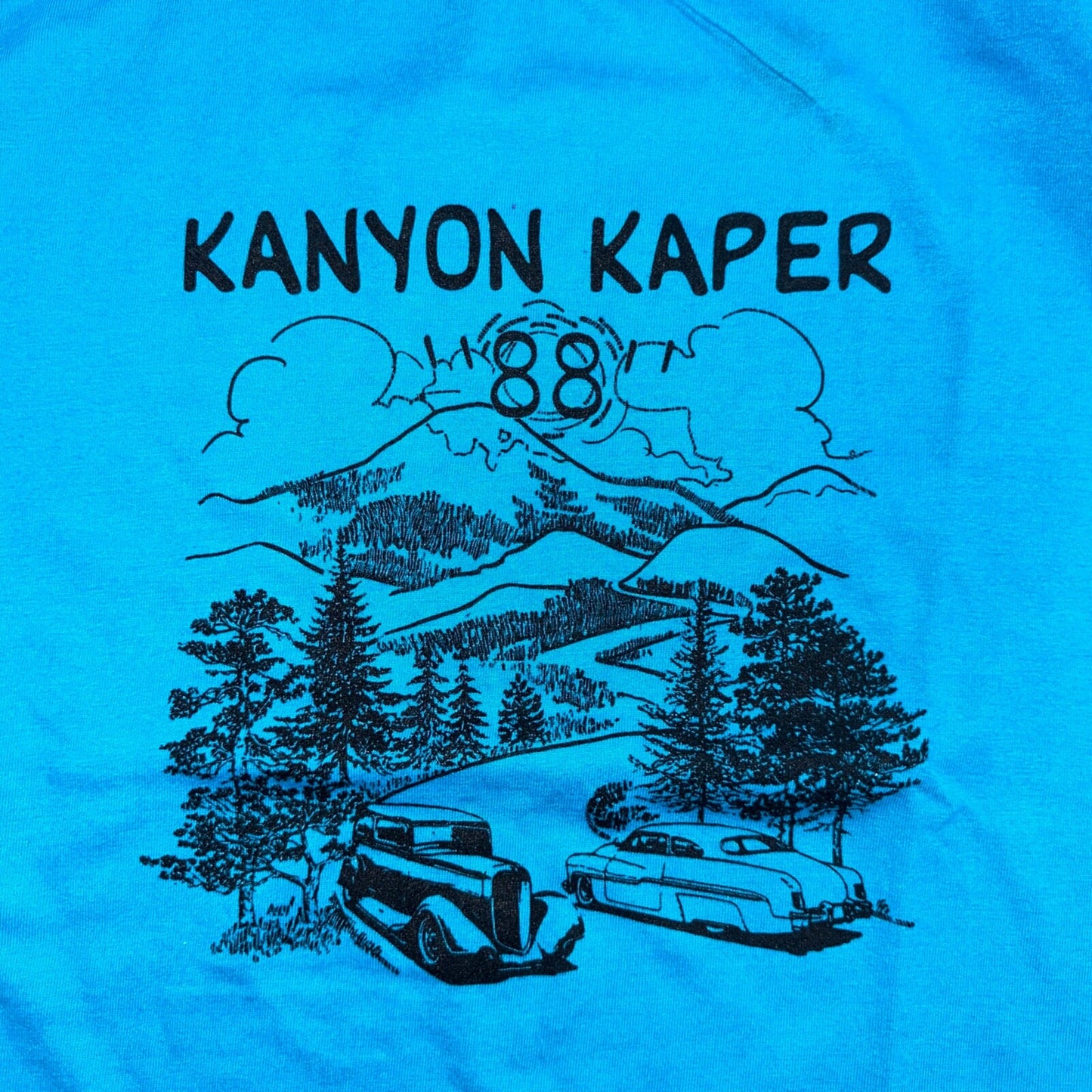 Kanyon Kaper 1988 VTG T Shirt Hanes Oregon Cars Racing Nature Forest PDX XL