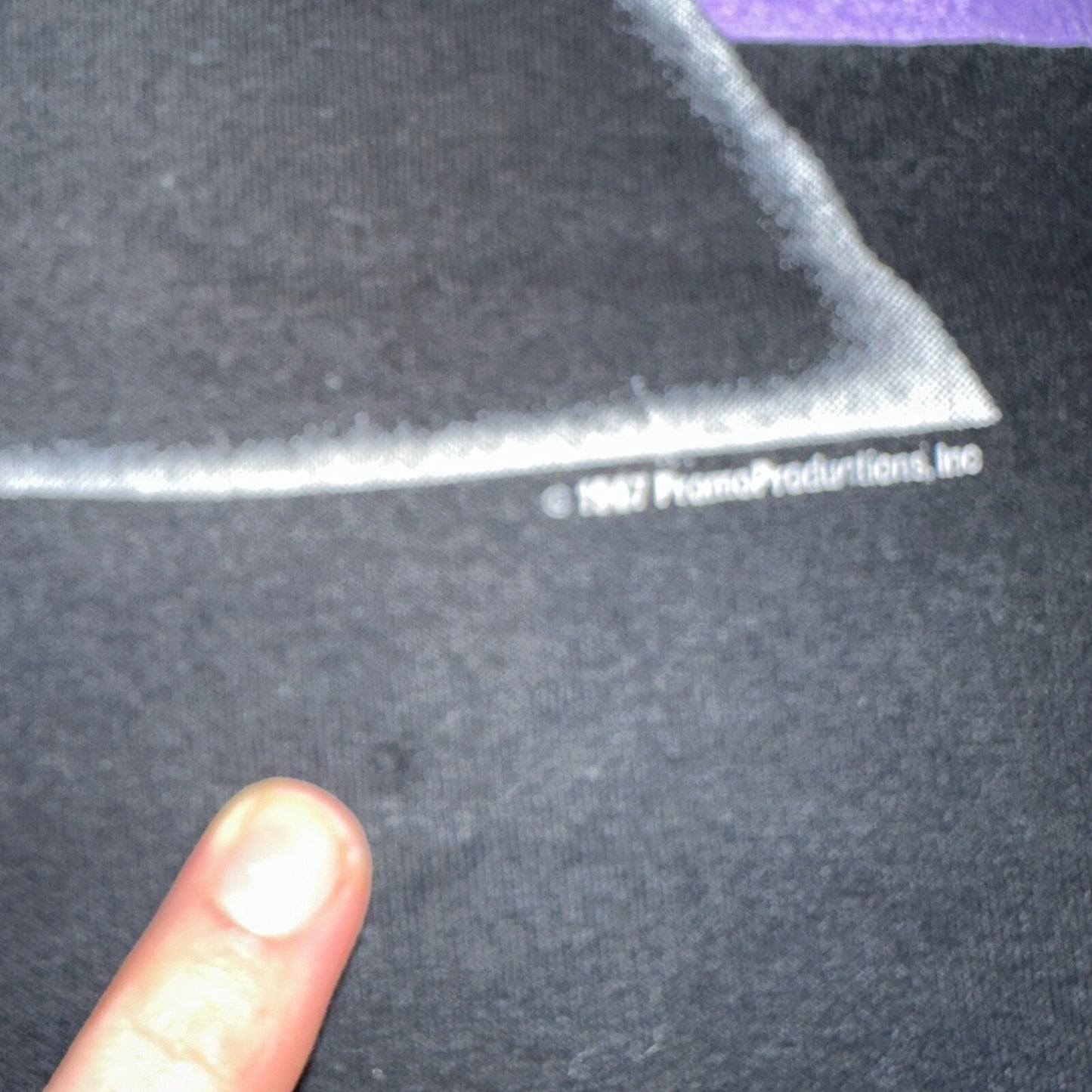 Vintage 1987 Pink Floyd Dark Side of the Moon USA T-Shirt Large Boxy 80s Rock