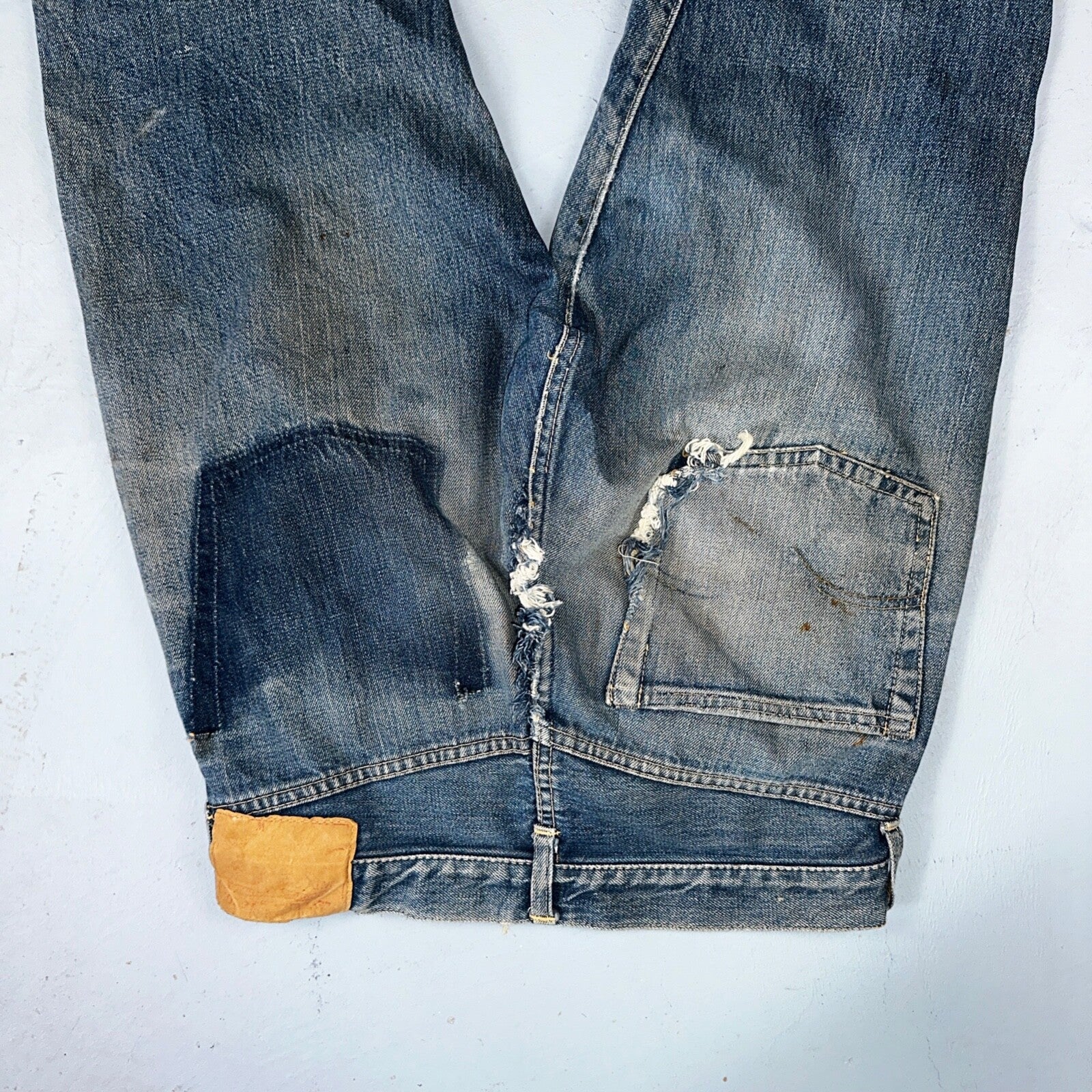 Levis 505 Big E Vintage 60s Redline Selvedge USA XX 1960s Jeans 501 Act 28x26