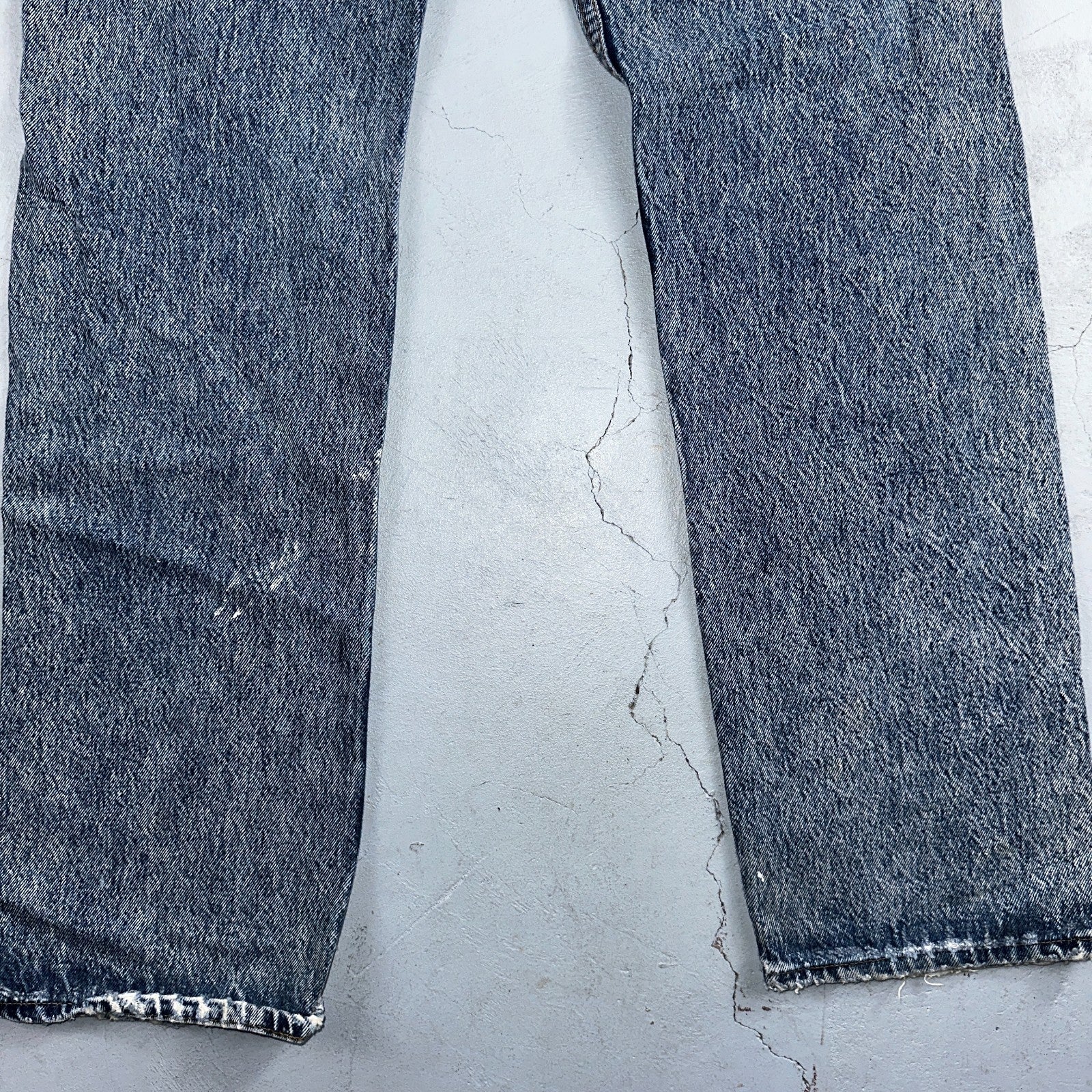 Levis 501 Vintage 80s USA XX Straight Leg Jeans Blue Light Wash 31x34 Act 30x32