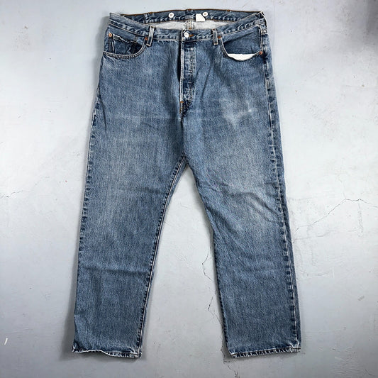 Levis 501 Vintage 90s XX Straight Leg Jeans Y2K Light Wash 40x30 Act 37x30