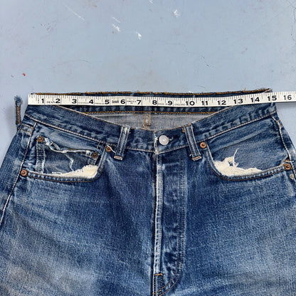 Levis 501 Big E Vintage 60s Redline Selvedge USA XX 66 Jeans 1960s Act 30X32