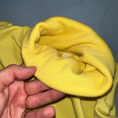 Mens Ski Skins Long Sleeve Turtleneck Shirt Thermal Base Layer Yellow XL VTG 80s