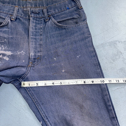 Levis 646 Vintage 70s USA Orange Tab Bootcut Flare Blue Bell Bottom Jeans 29x28