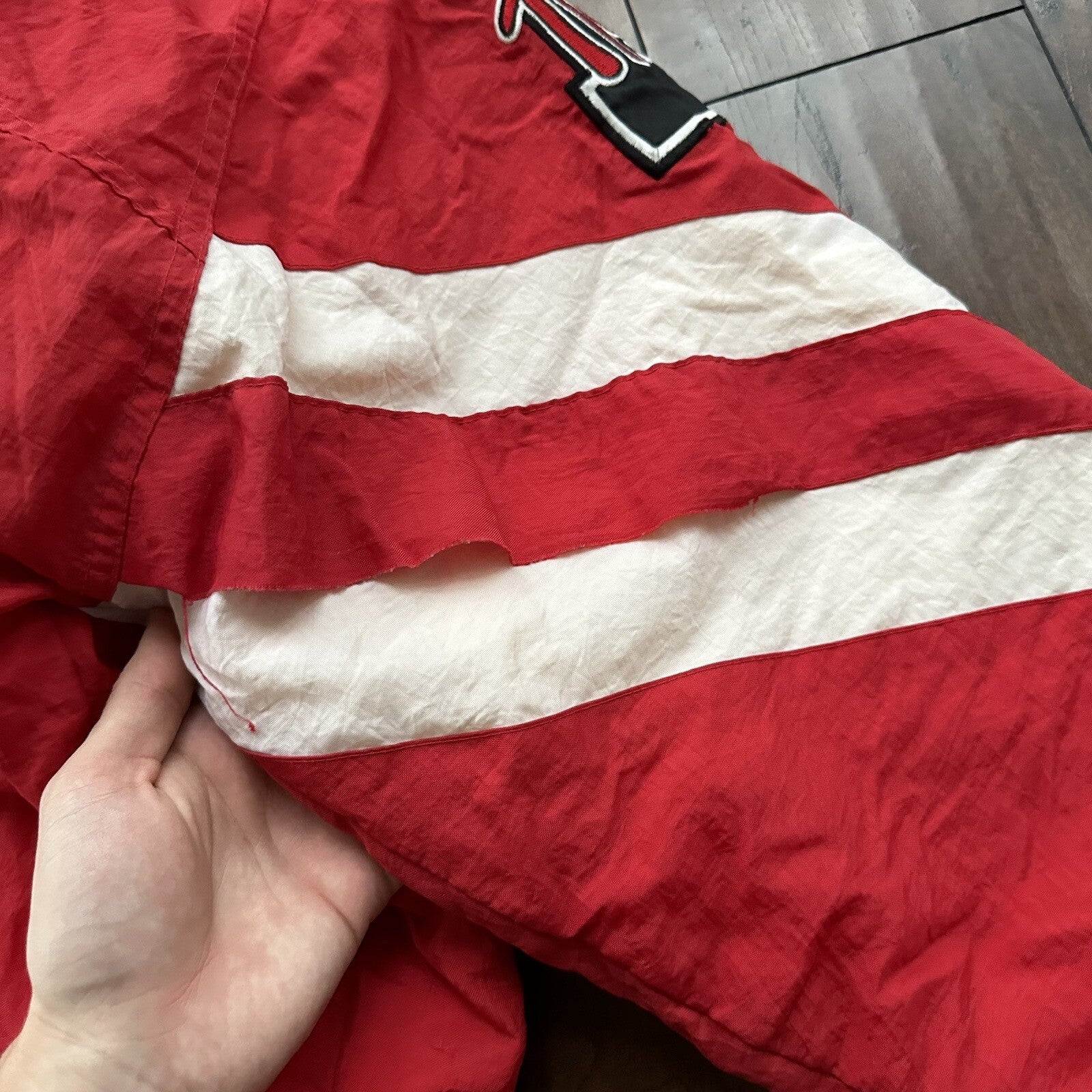 Vintage 90s 80s Nebraska Huskers Full Zip Starter Jacket Puffer Men's Large NCAA