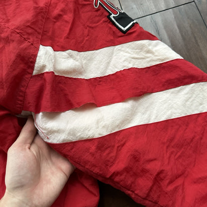 Vintage 90s 80s Nebraska Huskers Full Zip Starter Jacket Puffer Men's Large NCAA