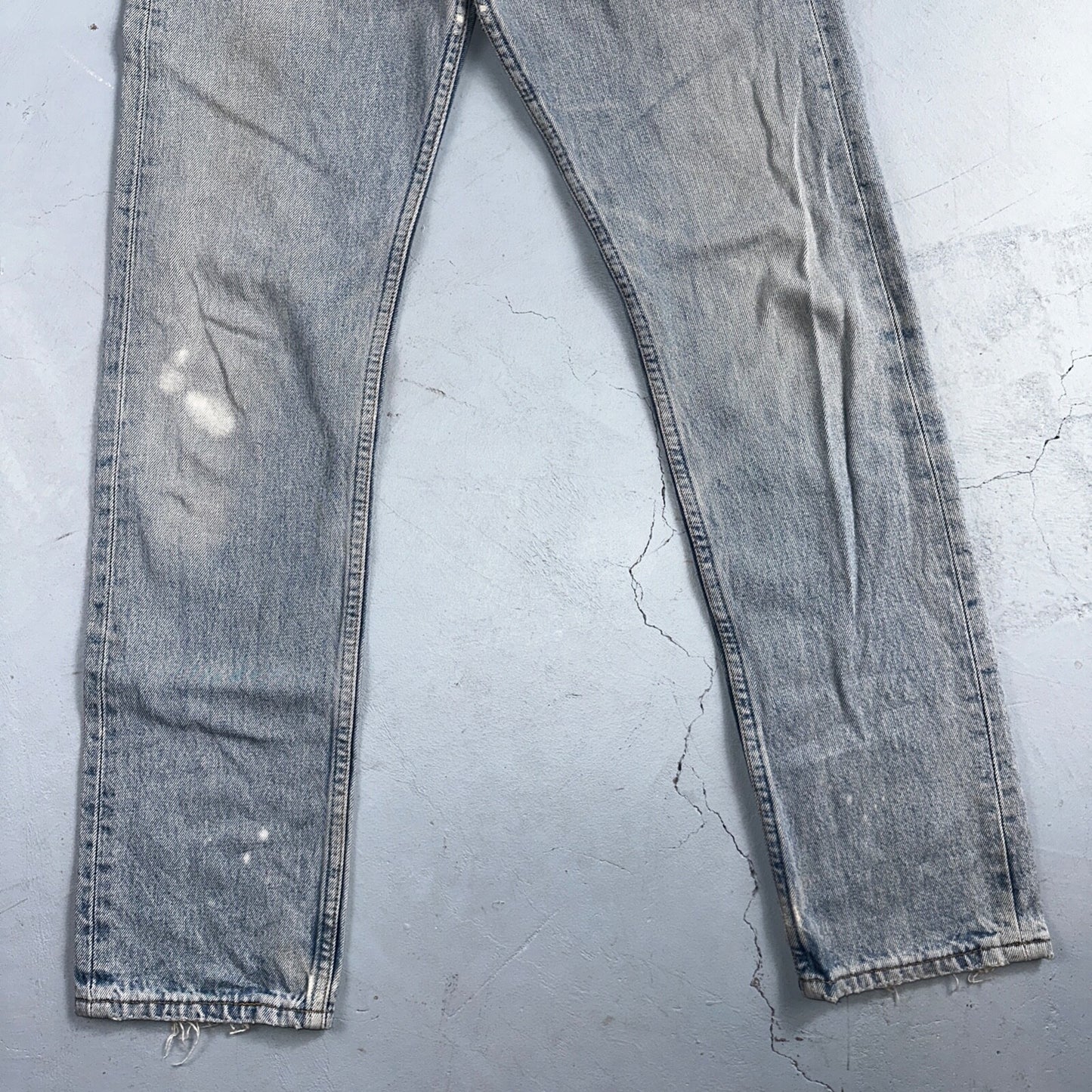 Levis 501 Vintage Y2K Europe Straight Leg Jeans 27x32 90s Light Wash Act 24x30