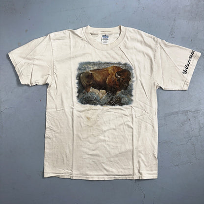 Buffalo VTG T Shirt Yellowstone Travel Animals Love Native America Y2K Photo
