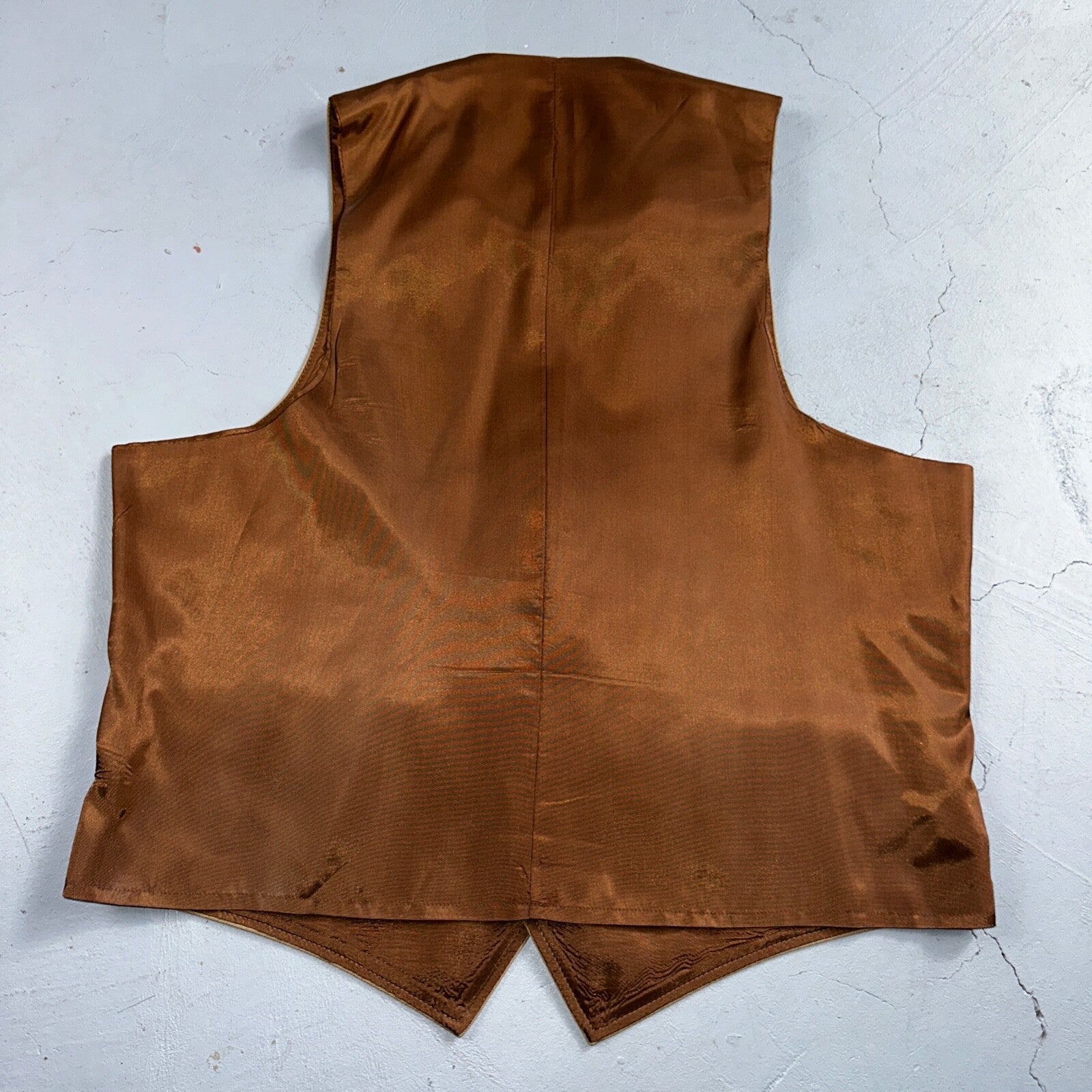 VTG Mens 3 PC Suit 42 Jacket Coat Pants Vest Plaid Rockabilly 70s 1970s Brown