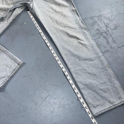 Levis 501 Vintage 90s USA XX Straight Leg Jeans Blue Light Wash 33x30 Act 31x29