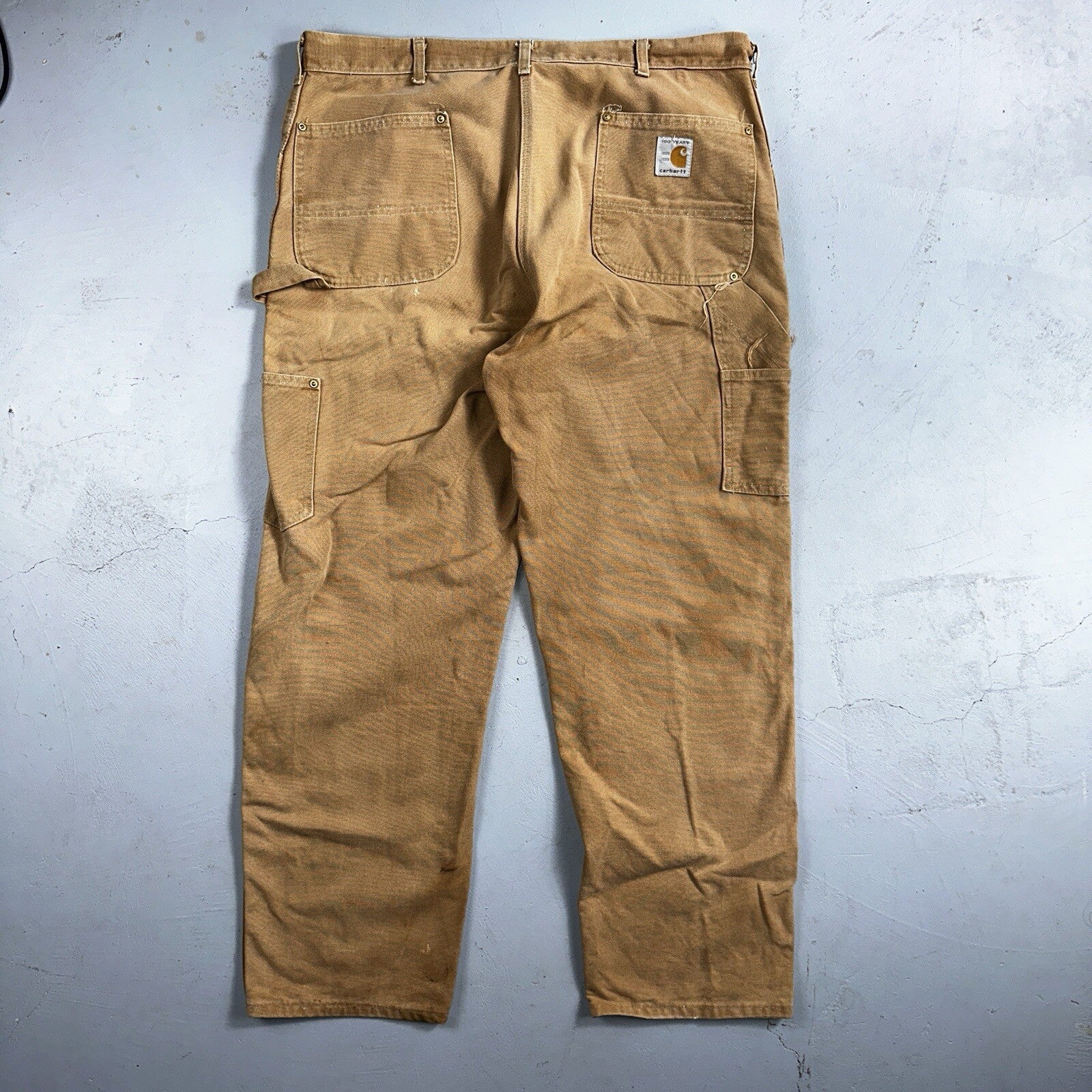 Carhartt 1989 VTG Double Knee Carpenter 80s Pants USA B01 Brown 42x32 Act 40x30