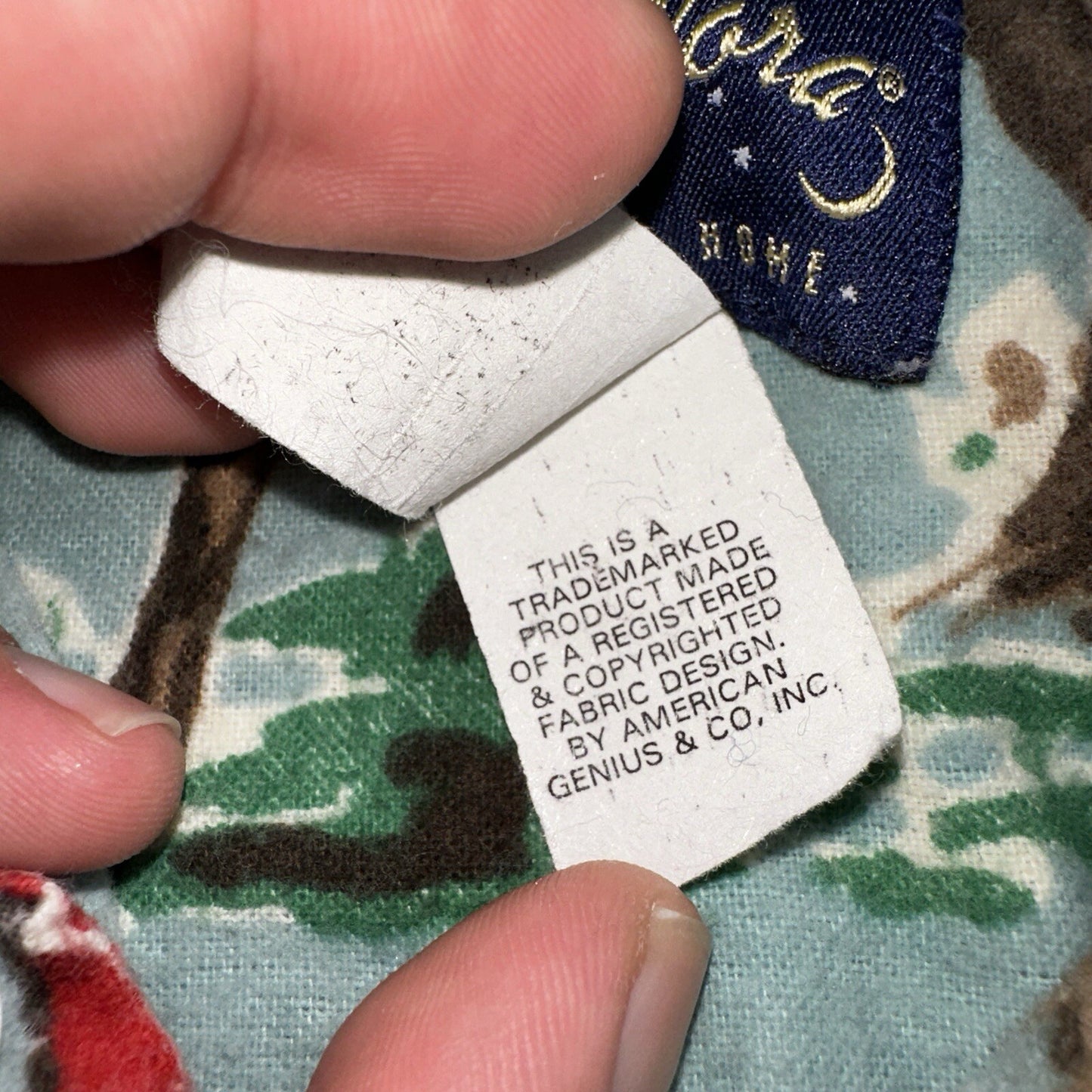 Nick & Nora Cowboy Pajama Shirt M Green Flannel Kurt Cobain USA 90s Nirvana T