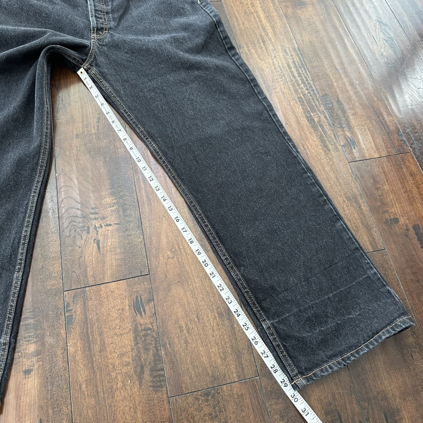 Vintage 90s Levis 501 XX 38x30 USA Tag Jeans Black 80s Act 36x30