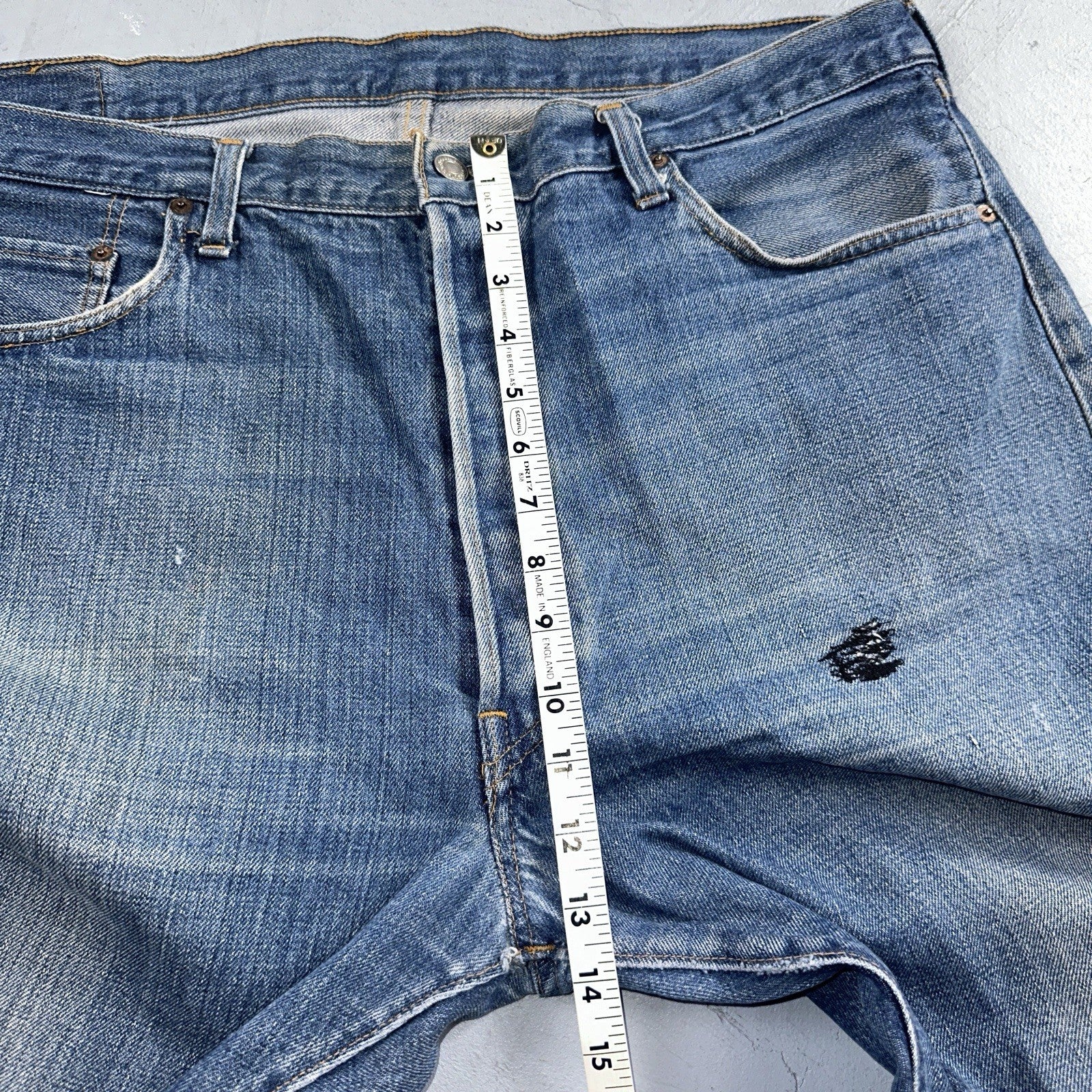 Levis 501 Vintage 80s Redline Selvedge USA XX Jeans Med Wash 42x34 Act 39x31