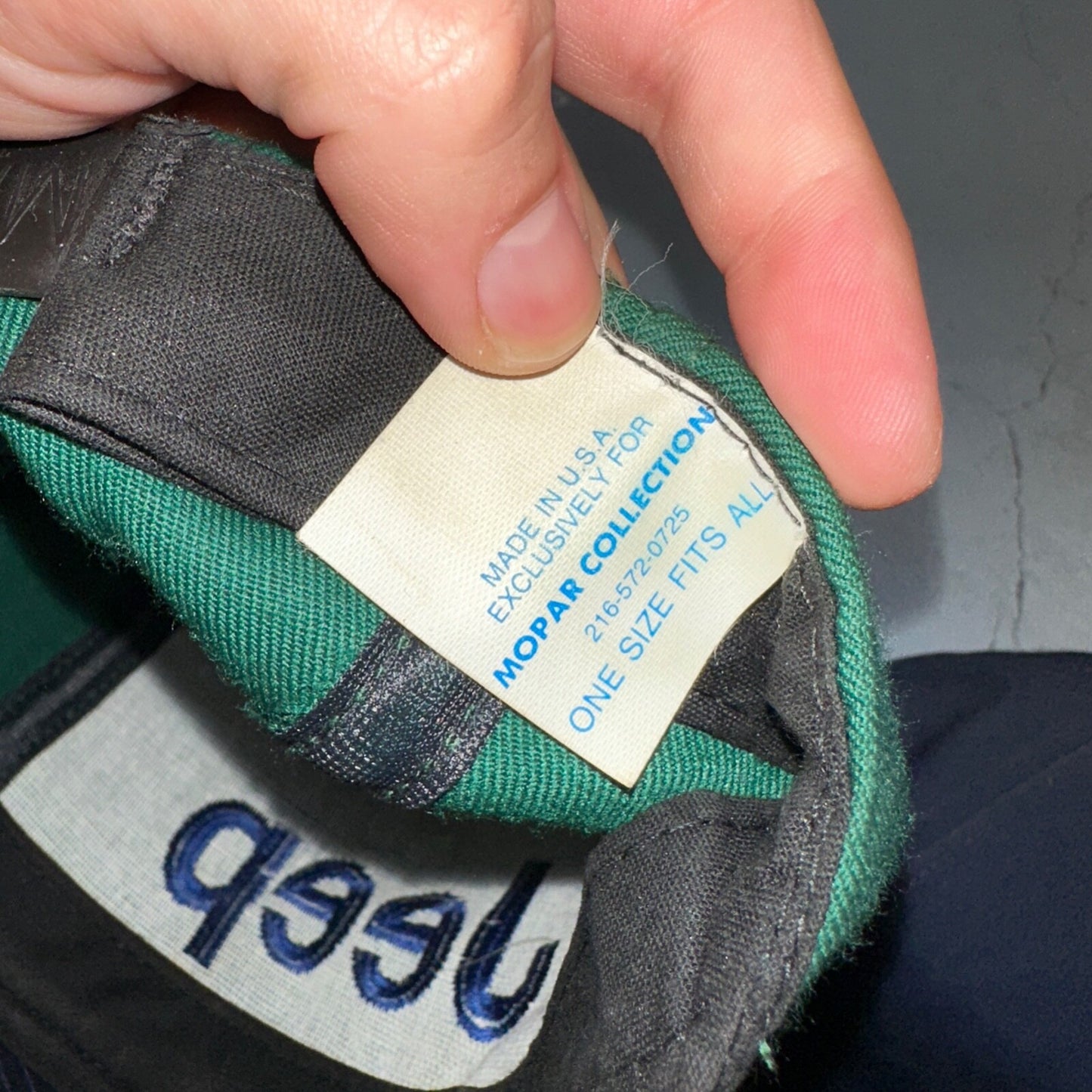 Jeep Lot of 2 VTG Hat Cap Snapback Trucker Embroidered Cars Trucks Set