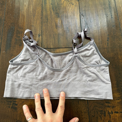 Yellow Womens Swim Suit Top Size S Lace Ruffle Strapless Padded Plus Extra