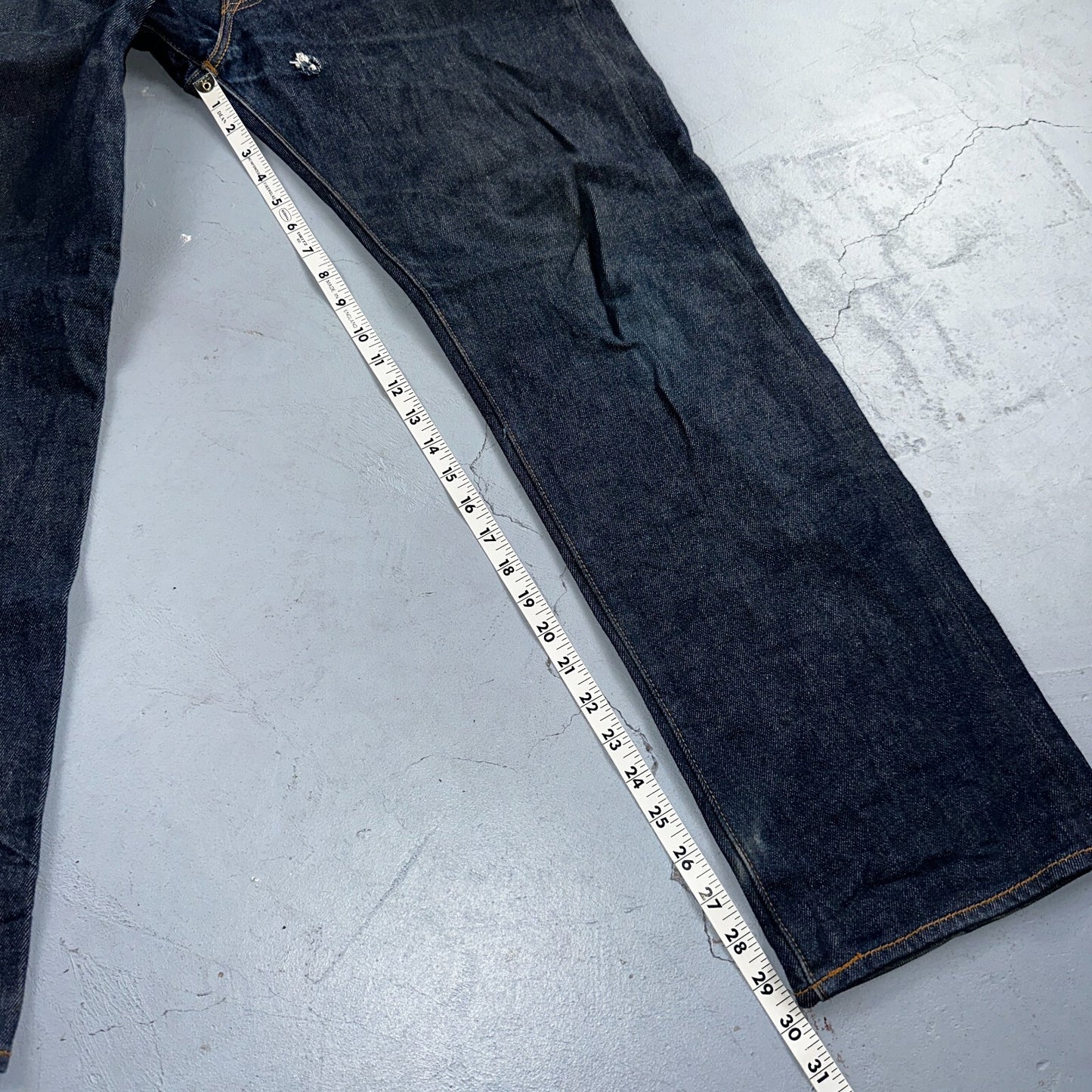 Levis 501 Y2K XX Straight Leg Jeans Blue VTG Dark Wash 34x31 Act 35x30