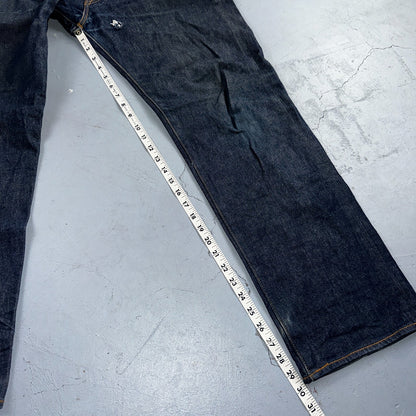 Levis 501 Y2K XX Straight Leg Jeans Blue VTG Dark Wash 34x31 Act 35x30