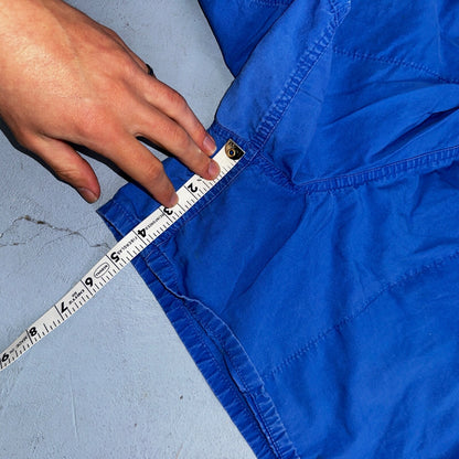 Columbia VTG Shorts Mens Large Blue Lined Trunks Nylon Shell Hike 4 in