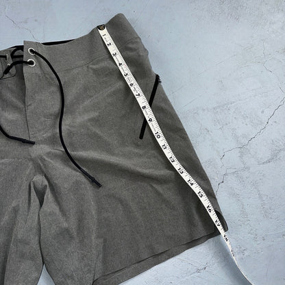 Lululemon Board Shorts Mens 34 Gray Swim Trunks Current State 7” Inseam Casual
