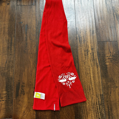 VTG Adidas Scarf Beautiful Red Colors Neo Label Soft Sports Athletic Swans