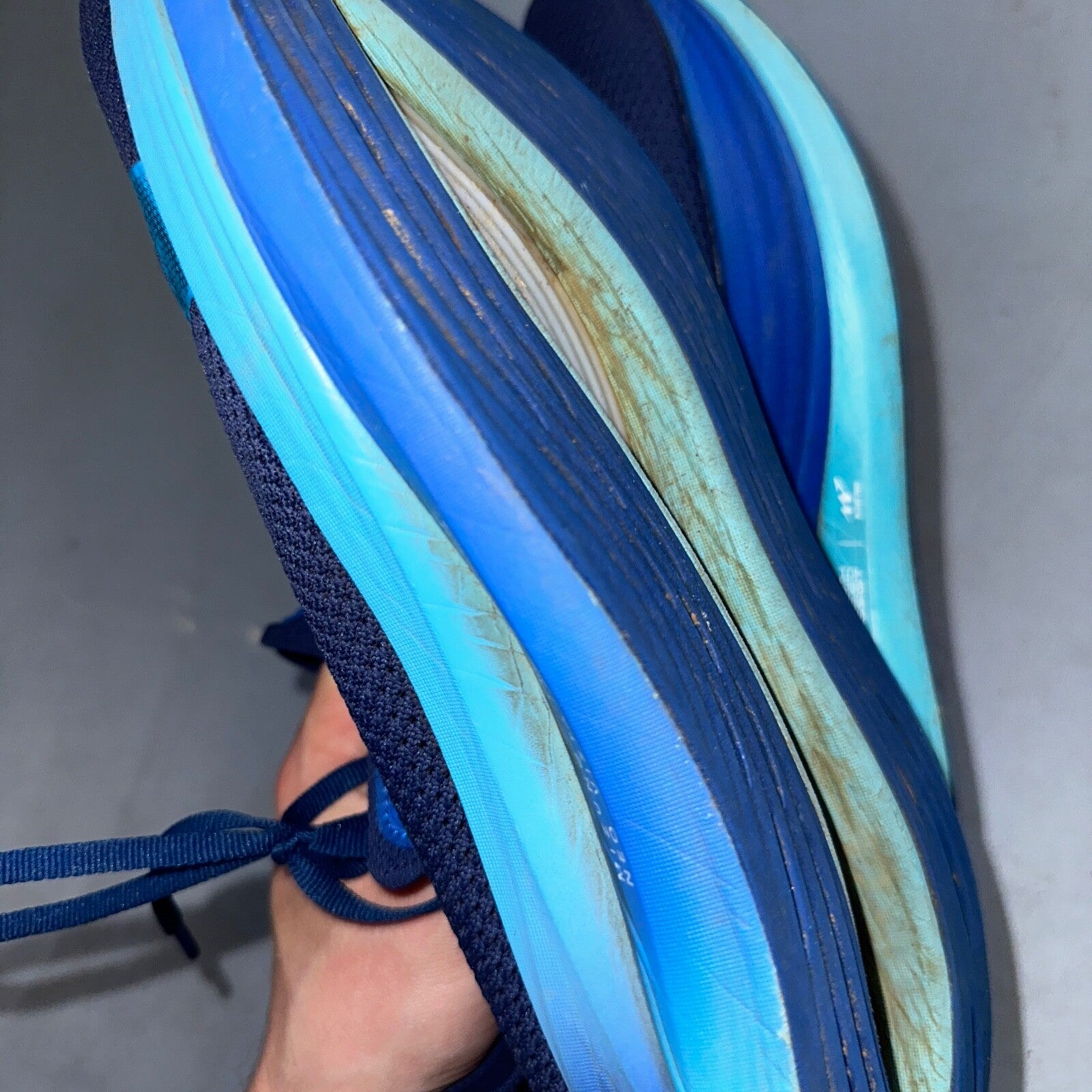 Mizuno Mens Sneakers Blue Size 11 Neo Vista Running Breathable Comfort Light